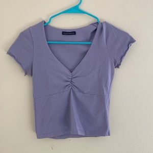 Brandy Melville Purple Crop Size 2